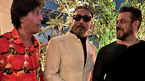 Chunky Panday, Jackie Shroff and Salman Khan