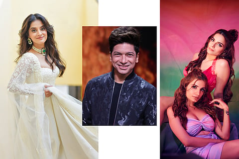 In frame: Jasleen Royal, Shaan, Sukriti-Prakriti 