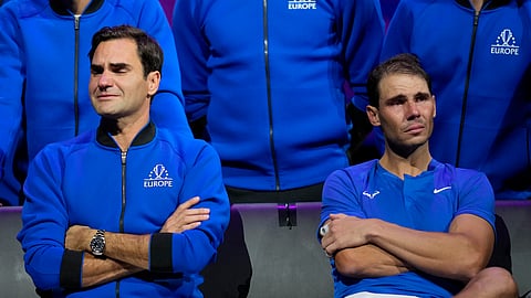 Roger Federer and  Rafael Nadal
