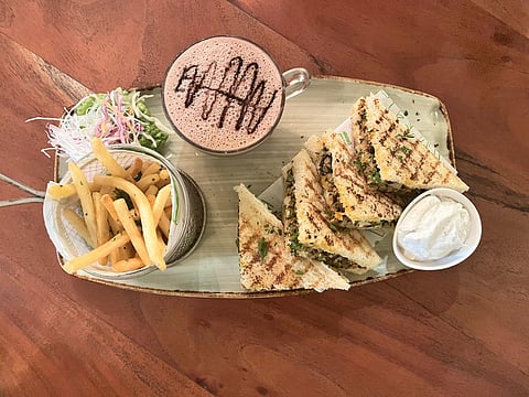 A dish from the menu 
