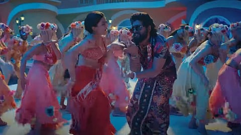 Rashmika Mandanna and Allu Arjun 