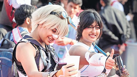 Fans at the event 