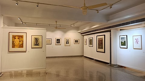A view of the exhibition gallery 