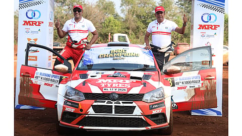 INRC 2024 champions Karna Kadur (L) and Musa Sherif