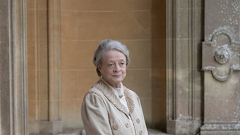 Maggie Smith in a tribute picture shared on the official Downton Abbey social media
