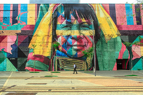 Remarkable street art installations from around the world