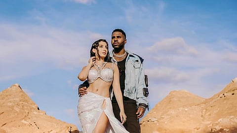 Nora Fatehi and Jason Derulo 
