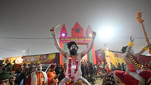 Naga Sadhus at Mahakumbh