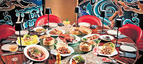 Chinese New Year feast