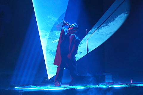 The Weeknd performs a medley during the 67th annual Grammy Awards on Sunday, Feb. 2, 2025, in Los Angeles
