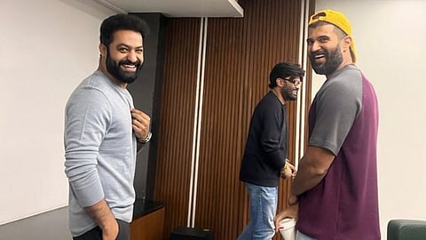 Jr NTR with Vijay Deverakonda