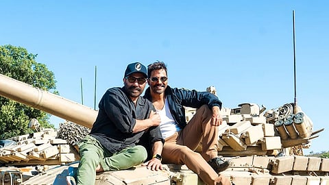 Sunny Deol and Varun Dhawan 