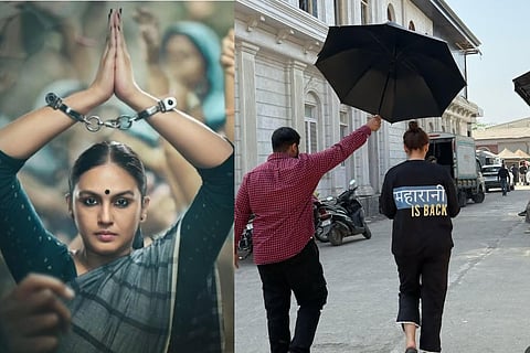 Huma Qureshi returns to the sets of Maharani season 4