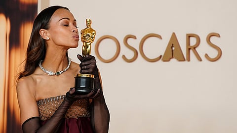 Zoe Saldana marks a new career milestone