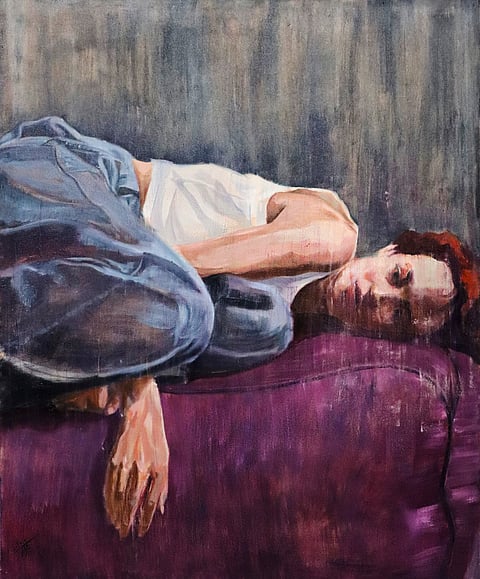 Sleep — an escape or a silent surrender to chaos? Iranian artist Ebrahim Barfarazi questions, in his series ‘In the Land of Dreams’ 