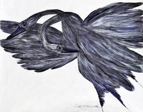 An artwork from the display 