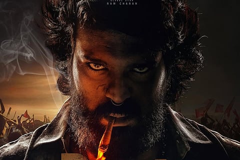 Ram Charan in Peddi poster 