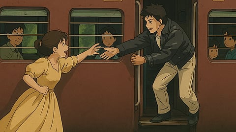 Ghibli style portrait 