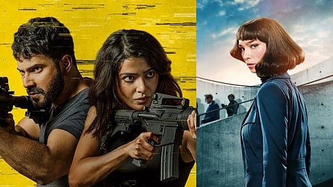  A poster for Citadel: Honey Bunny (L);  A poster for Citadel: Diana (R)