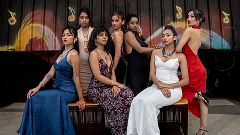 In Frame: Members of The Vixens Crew (L-R) — Vibha Vinod Shekar, Megha J, Bhavana V, Anushka Anand, Medha Naidu, 