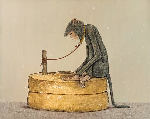Gurmeet Marwah’s solo exhibition uses animals and objects to reflect society