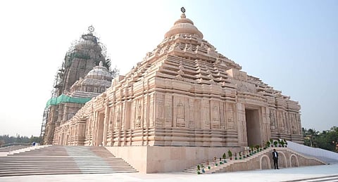 A look at the new Jagannath temple in Digha