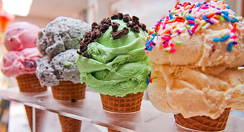 When and where was the first ever ice cream made?