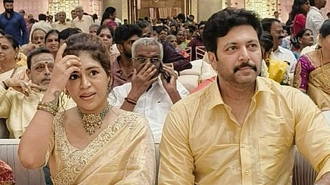 Kenishaa Francis and Ravi Mohan 