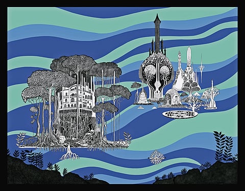 Artwork from the exhibit 