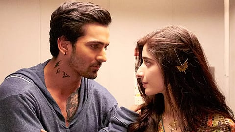 Harshvardhan Rane and Mawra Hocane in Sanam Teri Kasam
