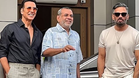 Akshay Kumar, Paresh Rawal and Suniel Shetty 