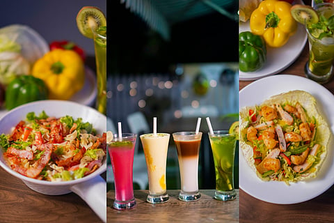 The Summer salad and cooler menu at Cafe Courtyard