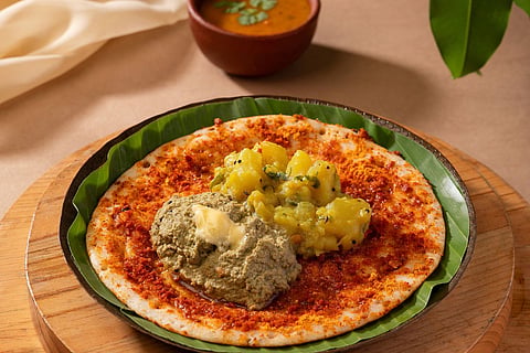 Open benne dosa at Tamarind Tales