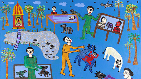 Madhvi Parekh's solo exhibition in on at DAG, New Delhi 
