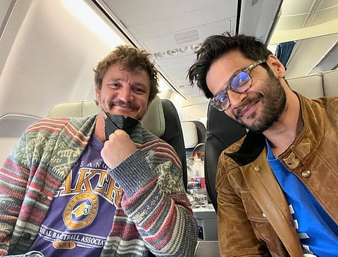 Ali Fazal posts selfie with Pedro Pascal 