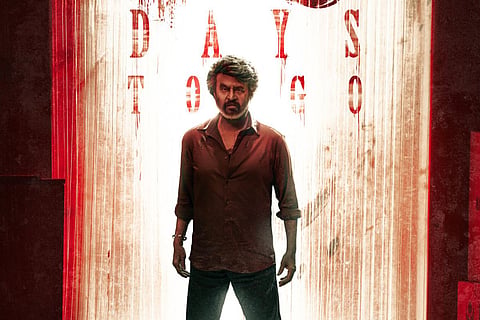 Rajinikanth on Coolie's poster