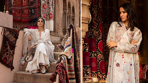 Suzani textiles reimagined by Shades of India