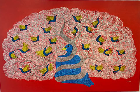 Japani Shyam's Gond art exhibition in Hyderabad connects culture and nature