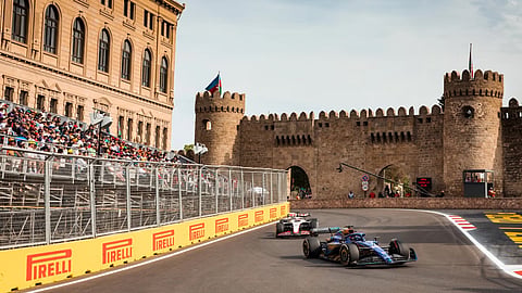 F1 Azerbaijan GP qualifying delivers crashes, red flags and a wild grid 