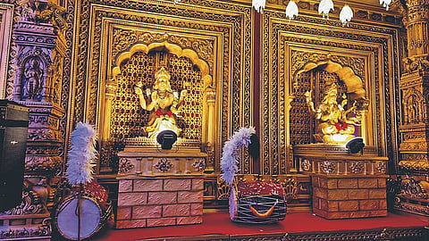 Tradition and art unite at Durga Pujo