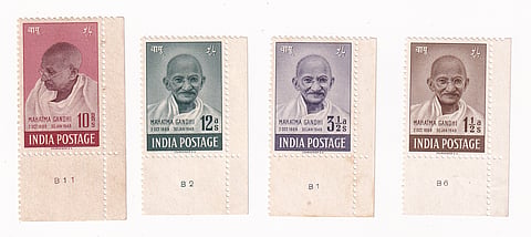A rare stamp especially printed by Courvoisier for dignitaries with commemorative booklets