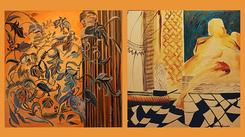 Artist Aparna Banerjee’s solo art exhibition in Delhi is a constant return to the feminine