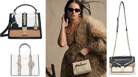 Akiki London's Python Play collection features edgy bags with plenty of attitude