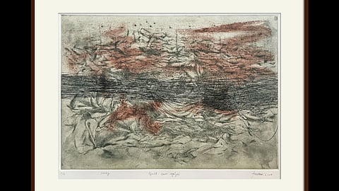KM Khushboo's solo exhibition in Gurgaon embodies the cyclical nature of creation and dissolution