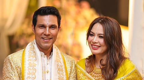 Randeep Hooda and Lin Laishram  announces pregnancy on their second wedding anniversary