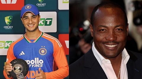 Brian Lara mentors Abhishek Sharma
