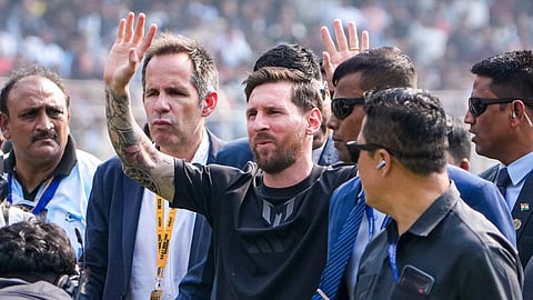 Lionel Messi in Kolkata