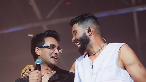 AP Dhillon closes One Of One India Tour in Jaipur with cricketer Abhishek Sharma as surprise guest
