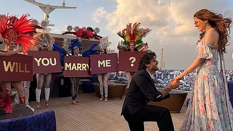 Nupur Sanon says YES to Stebin Ben in a dreamy proposal 