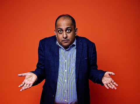 Anuvab Pal’s show in Hyderabad is a
comedic take on our society with 
a dash of critique on the side